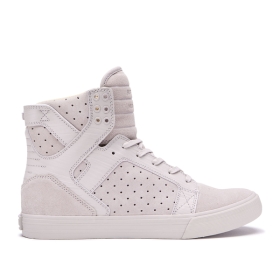 Dámské Kotníkové Boty Supra SKYTOP Stříbrné | CZ-83435